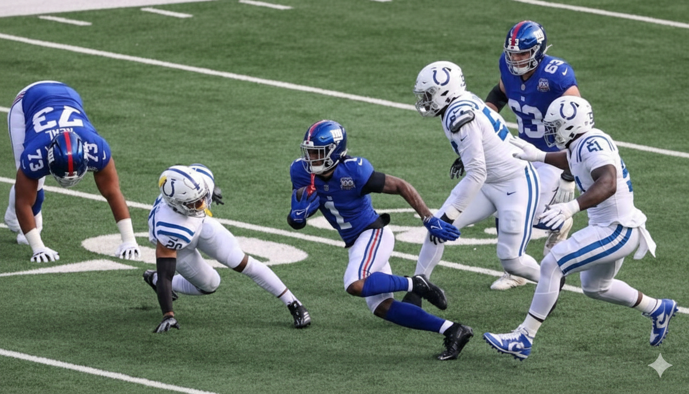 colts vs new york giants match player stats