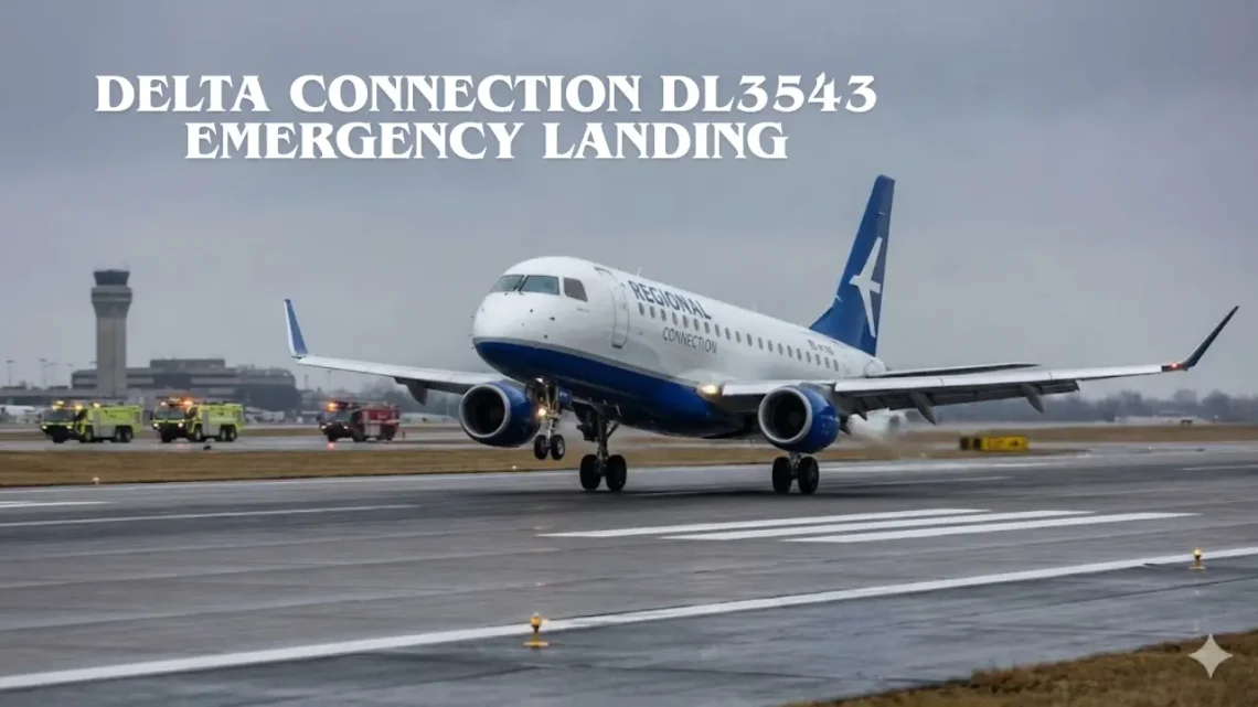 delta connection dl3543 emergency landing